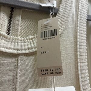 Anthropologie daily practice horizon wide-leg knit jumpsuit